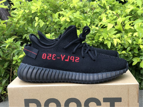 2020 released_ upgraded version_ adidasi Yeezy 350 Boost V2 black red color color matching_ number CP9652 full code shipment 36-47 _4--12.5_-72d6a5c6